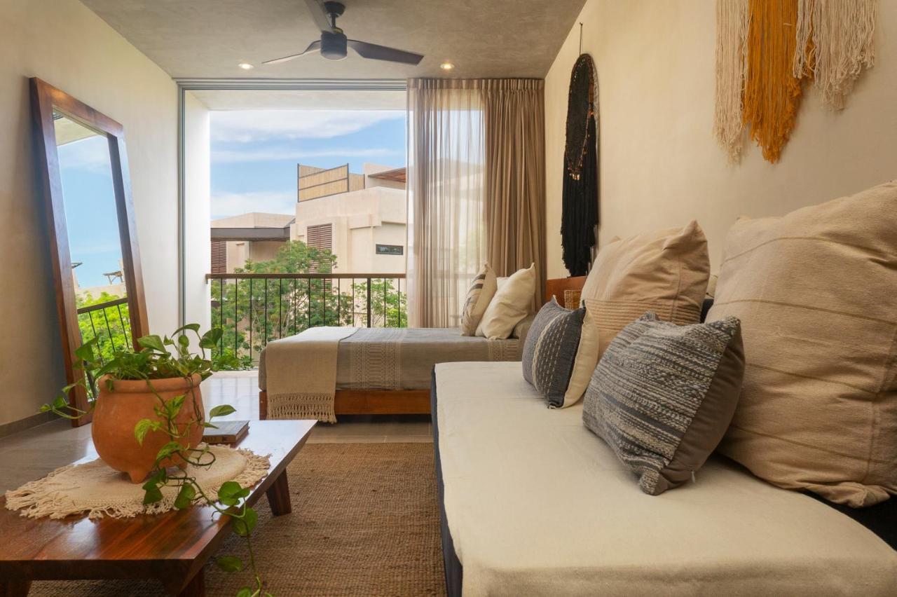 Private Pool And Roof Top For 3 In La Veleta Тулум Экстерьер фото